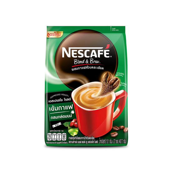 เนสกาแฟ เบลนด์ แอนด์ บรู เอสเปรสโซ่ โรสต์ 17.5 กรัม x 27 ซอง - Image 3