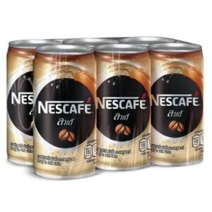 เนสกาแฟ ลาเต้ กาแฟปรุงสำเร็จพร้อมดื่ม 180 มล. x 6 กระป๋อง