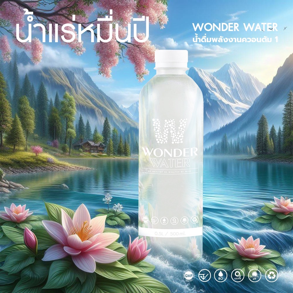 Wonder Water น้ำพลังงานควอนตัม 5 มล. x 12 ขวด - Image 4
