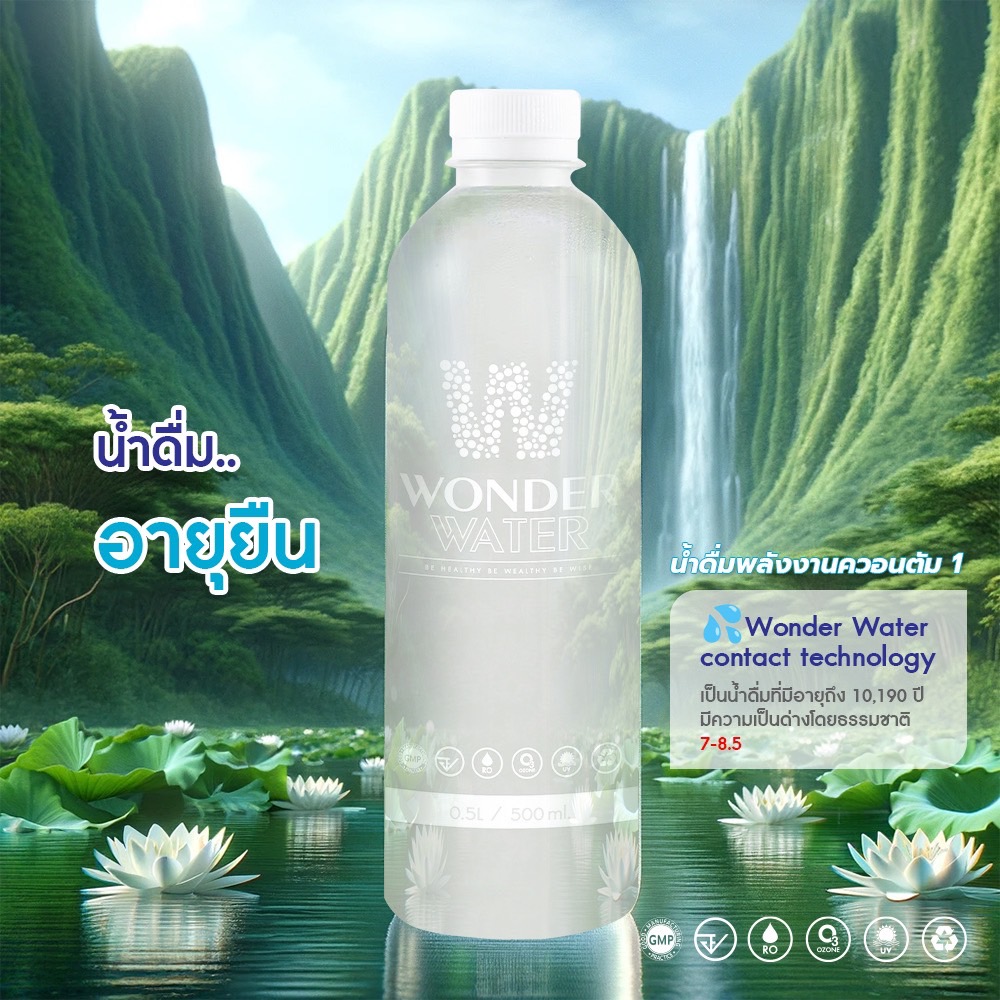 Wonder Water น้ำพลังงานควอนตัม 5 มล. x 12 ขวด - Image 21