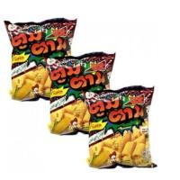 ตูมตาม ข้าวโพดอบกรอบ รสบาร์บีคิว 91 กรัม x 3 ซอง