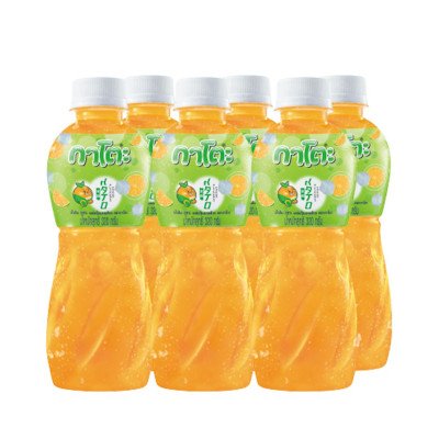กาโตะ น้ำส้ม25% ผสมวุ้นมะพร้าว 320 มล. แพ็ค 6 ขวด - Image 3