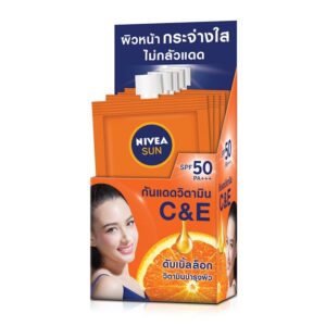 นีเวีย ซัน ซีแอนด์อี เซรั่ม กันแดด SPF50 PA+++ 7มล. x 6 ซอง
