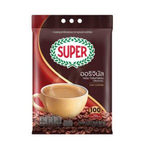 ซุปเปอร์ กาแฟปรุงสำเร็จชนิดผง 3in1 ออริจินัล 20 กรัม x 100 ซอง