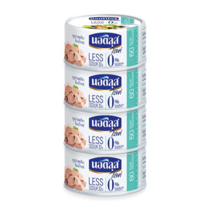 นอติลุส ทูน่าชนิดก้อนในน้ำแร่ 170 กรัม x 4 กระป๋อง