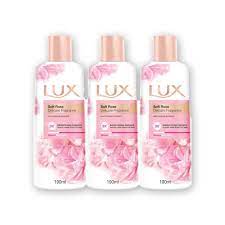 ลักส์ ครีมอาบน้ำ ซอฟท์โรสชมพู 190 มล. x 3 ขวด