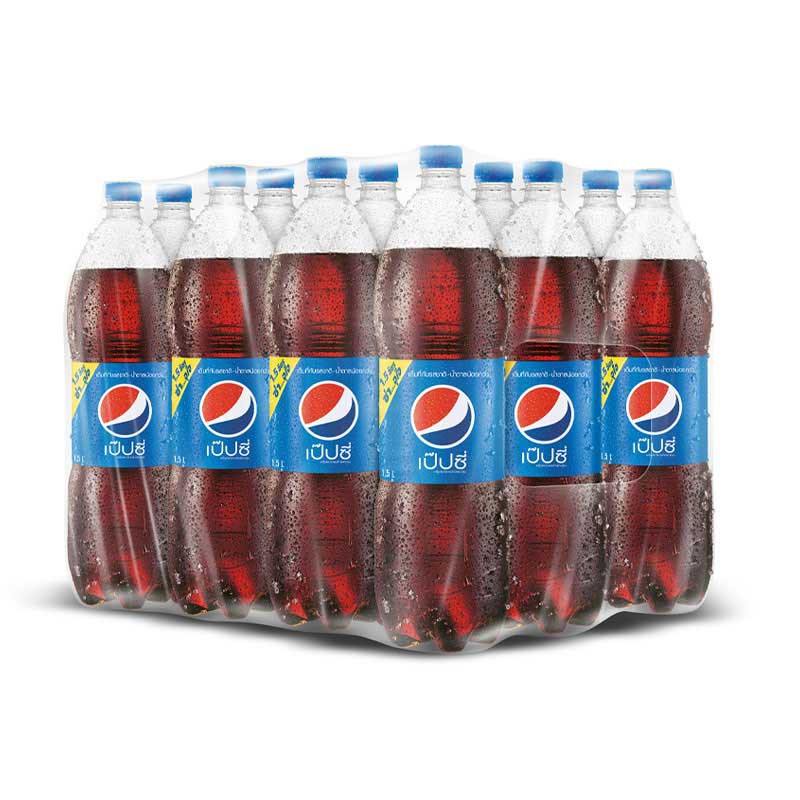 เป๊ปซี่ เครื่องดื่มน้ำอัดลม 1.49 ลิตร x 12 ขวด - Image 3