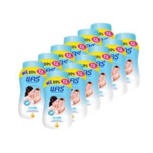 แคร์ แป้งเด็ก สูตรคลาสสิค สีฟ้า ขนาด 50 กรัม เพิ่มปริมาณ 20% แพ็ค 12 กระป๋อง