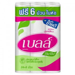 เบลล์ กระดาษชำระ แพ็ค 24+6 ม้วน