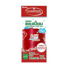 แชมเปี้ยน ถุงขยะม้วน สีแดง กลิ่นมอร์นิ่ง เฟรช 18x20 นิ้ว 100 ใบ